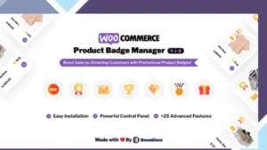 WooCommerce Product Badge Manager