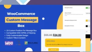 WooCommerce Product Page Custom Message Box