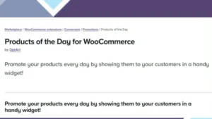WooCommerce Products of the Day