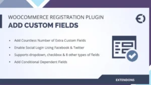 WooCommerce Registration Fields Plugin - Custom Signup Fields