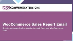 WooCommerce Sales Report Email