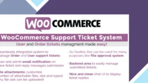 WooCommerce Support Ticket System