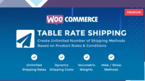 WooCommerce Table Rate Shipping By ZendCrew