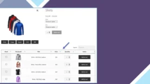 WooCommerce Variations Table