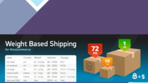 WooCommerce Weight Based Shipping Plus
