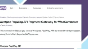 WooCommerce Westpac PayWay API Gateway