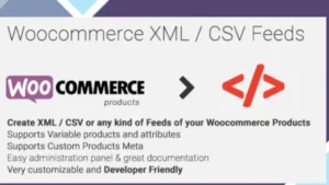 Woocommerce XML - CSV Feeds