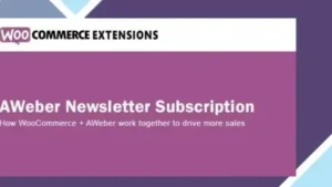 WooCoomerce Aweber Newsletter Subscription