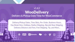 WooDelivery - Delivery and Pickup Date Time for WooCommerce
