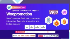 Woopromotion - WooCommerce product promotion sale countdown and Badge Manager