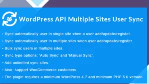 WordPress API Multiple Sites User Sync