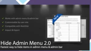 WordPress Hide Admin Menu