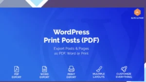 WordPress Print Posts and Pages