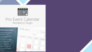 WordPress Pro Event Calendar