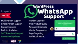 WordPress WhatsApp Support