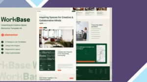 WorkBase - Coworking and Creative Space Elementor Template Kit