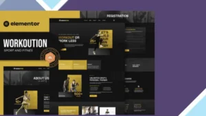 Workoution - Sports and Fitness Elementor Template Kit