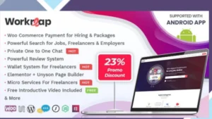 Workreap Freelance Marketplace and Directory Theme