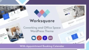 Worksquare - Coworking and Office Space WordPress Theme