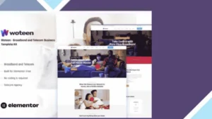 Woteen - Broadband and Telecom Business Template Kit