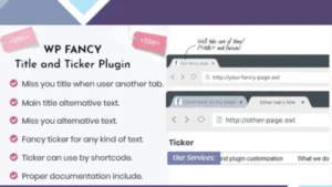 WP Fancy - Title and Ticker WordPress Plugin