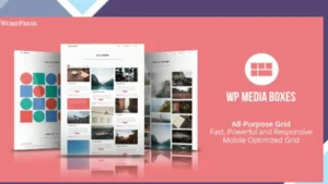 WP Media Boxes Portfolio - Responsive WordPress Grid Plugin