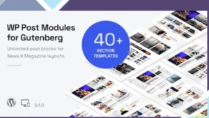 WP Post Modules for NewsPaper and Magazine Layouts