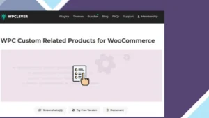 WPC Custom Related Products for WooCommerce