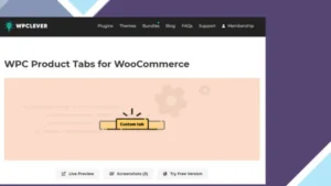 WPC Product Tabs for WooCommerce