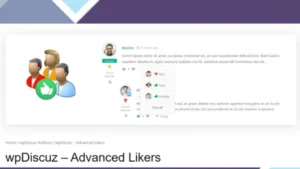 wpDiscuz - Advanced Liking