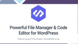 WPIDE - File Manager and Code Editor Premium
