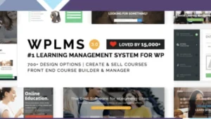 WPLMS Learning Management System, Education Theme