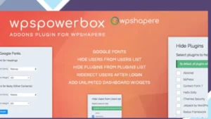 WPSPowerbox - Addon for WPShapere WordPress Admin Theme