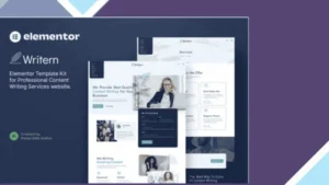 Writern - Content Writing Services Elementor Template Kit