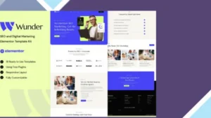 Wunder - SEO and Digital Marketing Elementor Template Kit