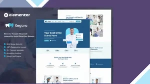 Xegara - Dentist Dental Care Elementor Template Kit