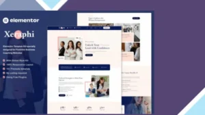 Xeraphi - Feminine Business Coaching Elementor Template Kit