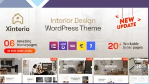 Xinterio - Interior Design WordPress Theme