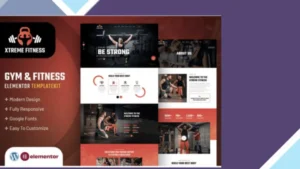 Xtreme Fitness - Elementor Template Kit
