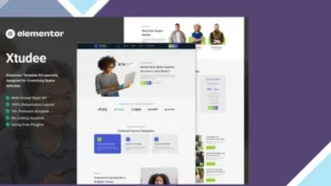 Xtudee - Online Course Elementor Template Kit