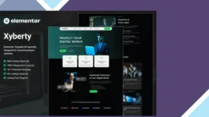 Xyberty - Cyber Security Elementor Template Kit