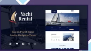 Yacht and Boat Rental Service WordPress Theme
