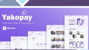 Yakopay - Online Payment App Elementor Template Kit