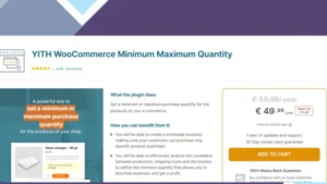 YITH WooCommerce Minimum Maximum Quantity
