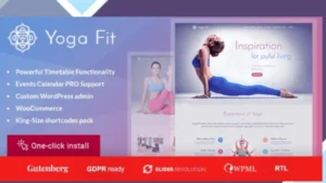 Yoga Fit - Sports, Fitness and Gym WordPress Theme