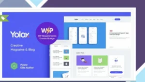Yolox - Modern WordPress Blog Theme for Business and Startup