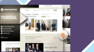 Yudisial - Law Firm Elementor Template Kit