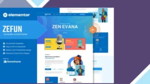 Zefun - Comedian and Entertainer Elementor Template Kit