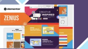 Zenius - Colorful Branding Agency Elementor Template Kit