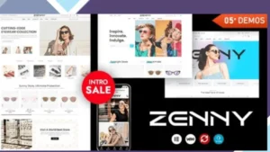 Zenny - Jewelry, Watches & Glasses Elementor WooCommerce WordPress Theme